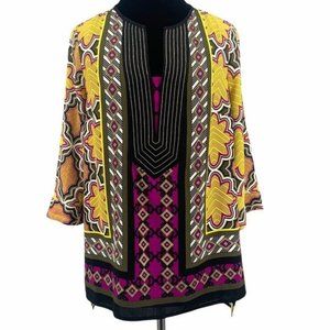 Dana Buchman 70s Style Structured Tunic Small